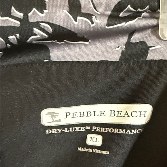 Pebble Beach Floral Patterned Skorts in Black and Gray - Picture 2 of 5